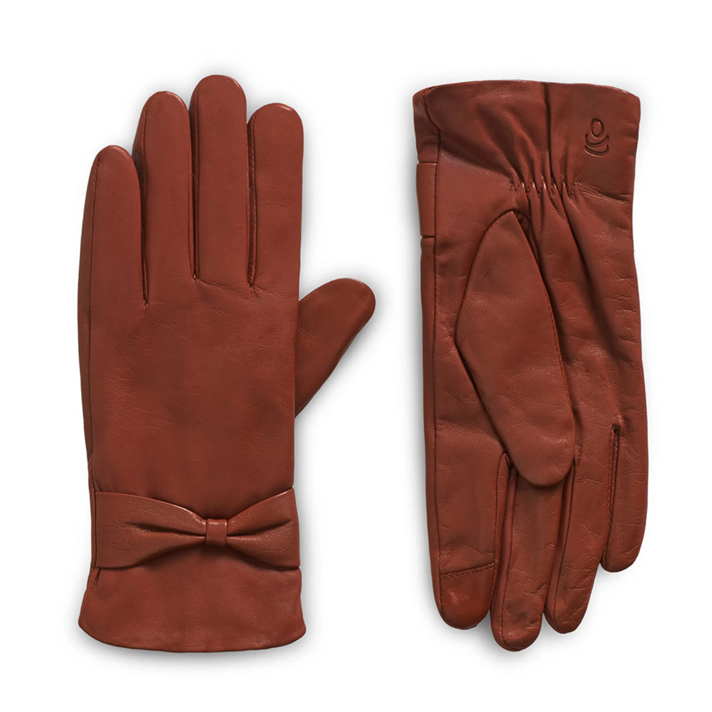 Clearance Leather Glove with Bow Women Gloves|Women's Accessories