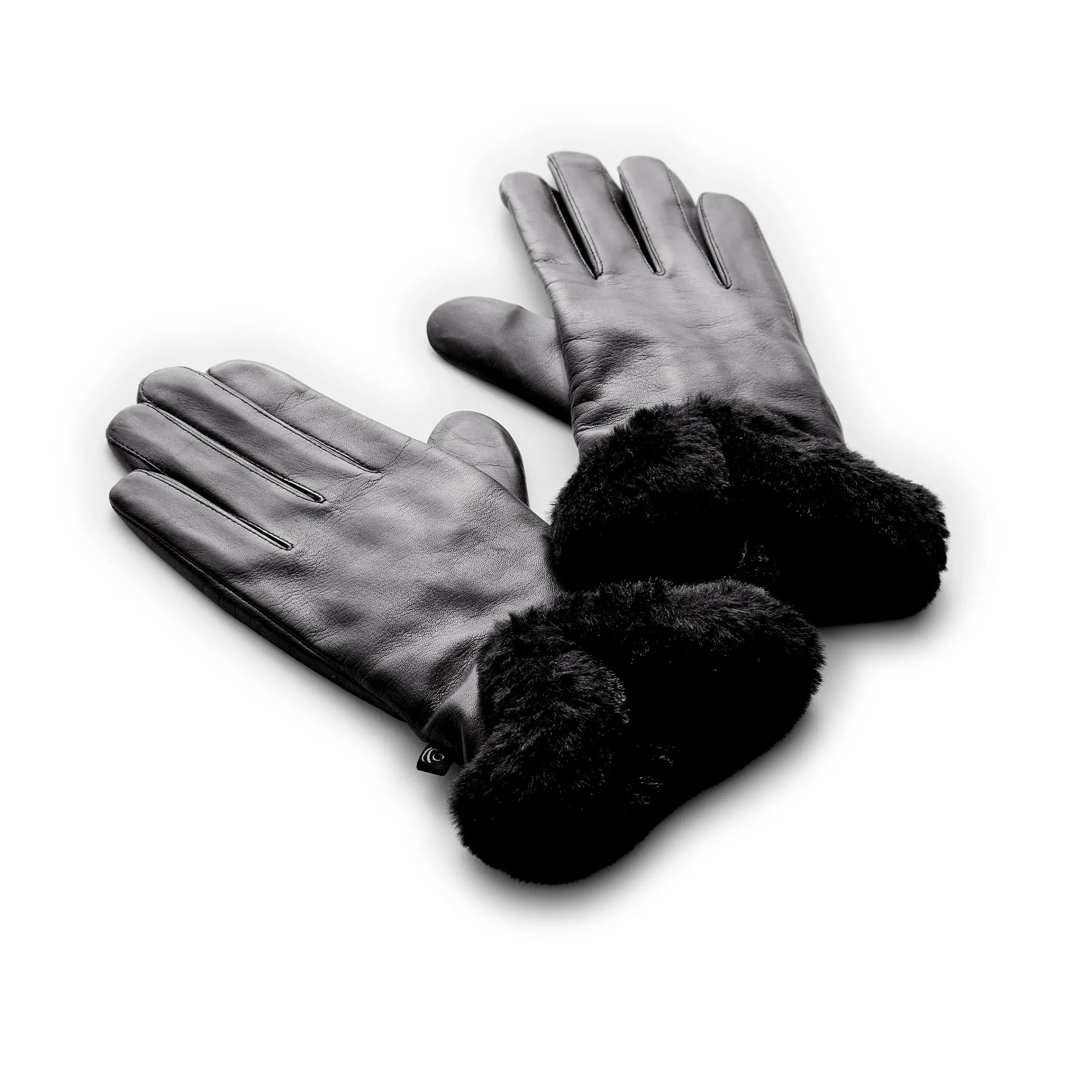 Leather Glove with Faux Fur Cuff Women Gloves|Women's Accessories