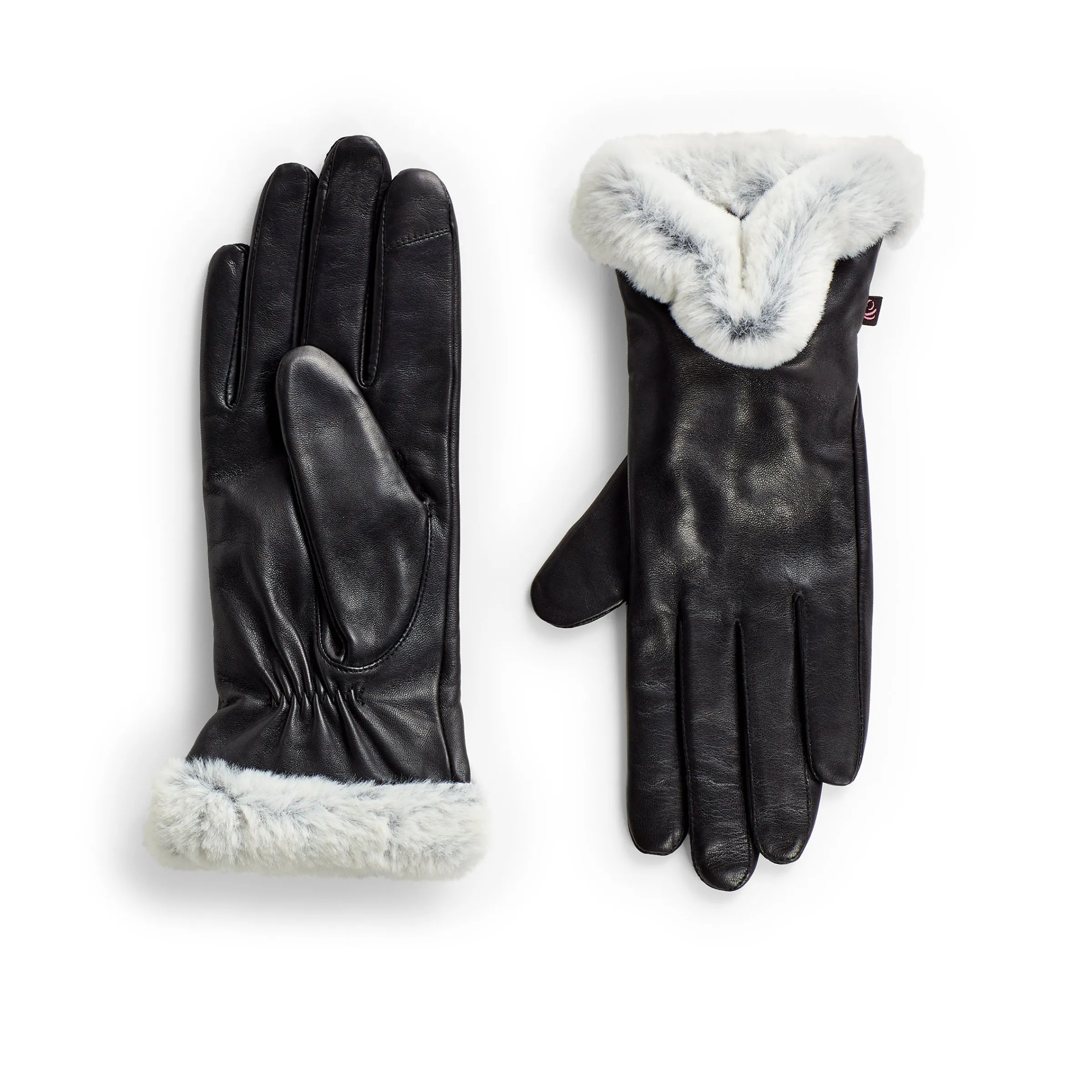Leather Glove with Faux Fur Cuff Women Gloves|Women's Accessories