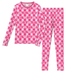 Online Mattel's Barbie Girls Stretch Poly 2 pc. Long Sleeve Crew & Legging Se Kids Licensed Characters|Girls Sets