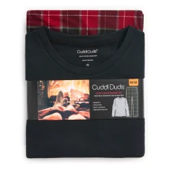 Best Mens Cozy Lodge Long Sleeve Crew and Pajama Pant 2-Pc Set Sleepwear|Pants