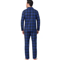 Mens Cozy Lodge Notch Pajama 2-Pc Set Sleepwear|Pants