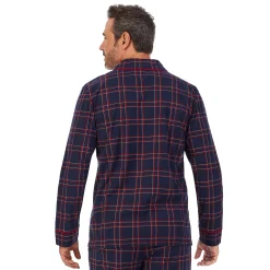 New Mens Cozy Lodge Notch Pajama 2-Pc Set Sleepwear