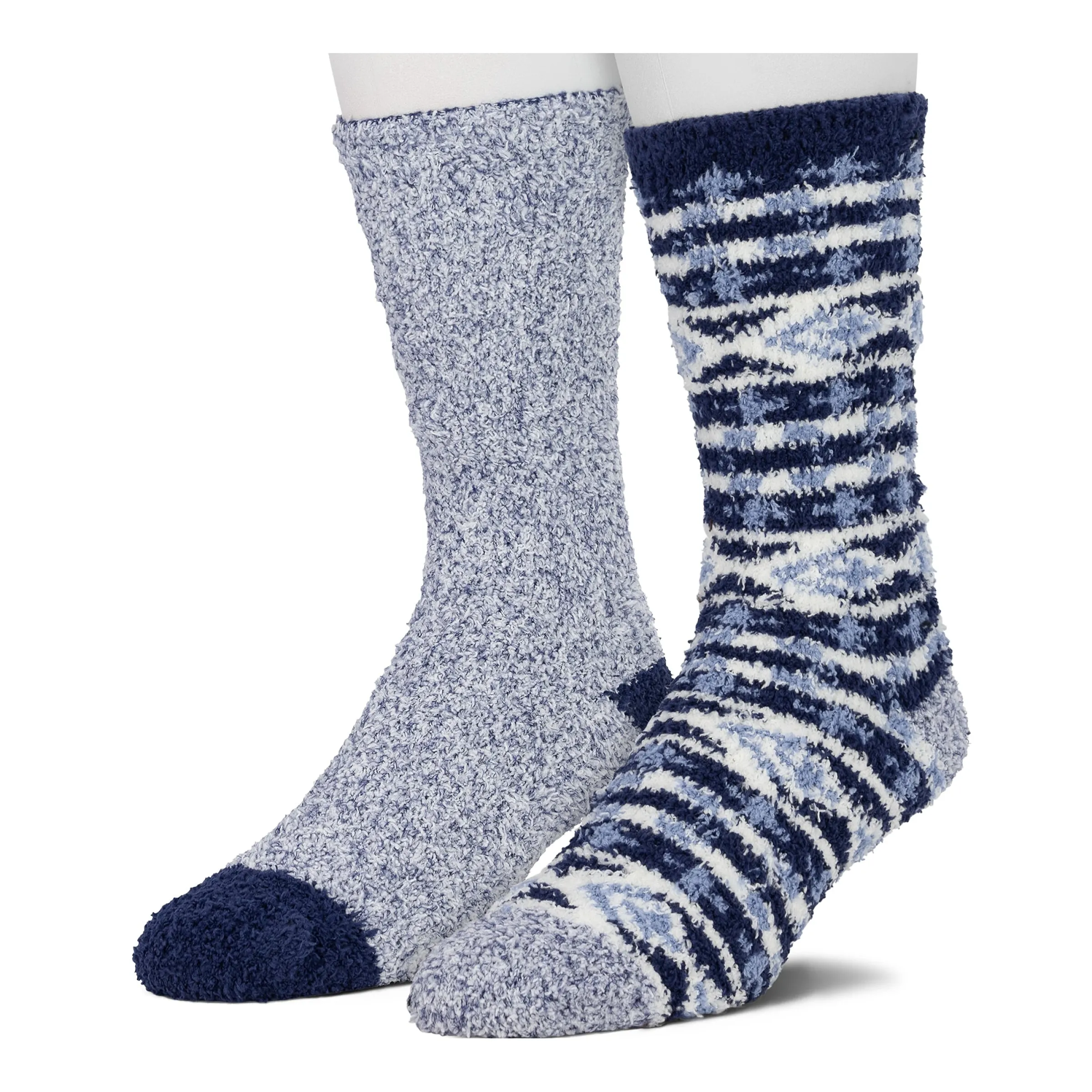 Sale Mens Fair Isle & Stripe Cozy Sock 2-Pack Socks