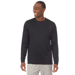 Mens Far-Infrared Enhance Sleep Long Sleeve Crew Neck Top Sleepwear|Tops