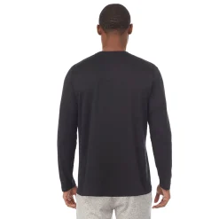 Mens Far-Infrared Enhance Sleep Long Sleeve Crew Neck Top Sleepwear|Tops