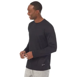 Mens Far-Infrared Enhance Sleep Long Sleeve Crew Neck Top Sleepwear|Tops