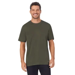 Online Mens Far-Infrared Enhance Sleep Short Sleeve Crew Neck Top Sleepwear|Tops