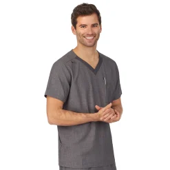 Clearance Mens Scrub V-Neck Top with Pockets Scrubs|Mens Scrubs