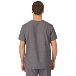 Clearance Mens Scrub V-Neck Top with Pockets Scrubs|Mens Scrubs