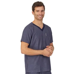 Clearance Mens Scrub V-Neck Top with Pockets Scrubs|Mens Scrubs