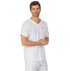 Clearance Mens Scrub V-Neck Top with Pockets Scrubs|Mens Scrubs
