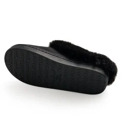 Discount Microsuede Clog Slipper with Sherpa Lining Women Slippers|Women's Accessories