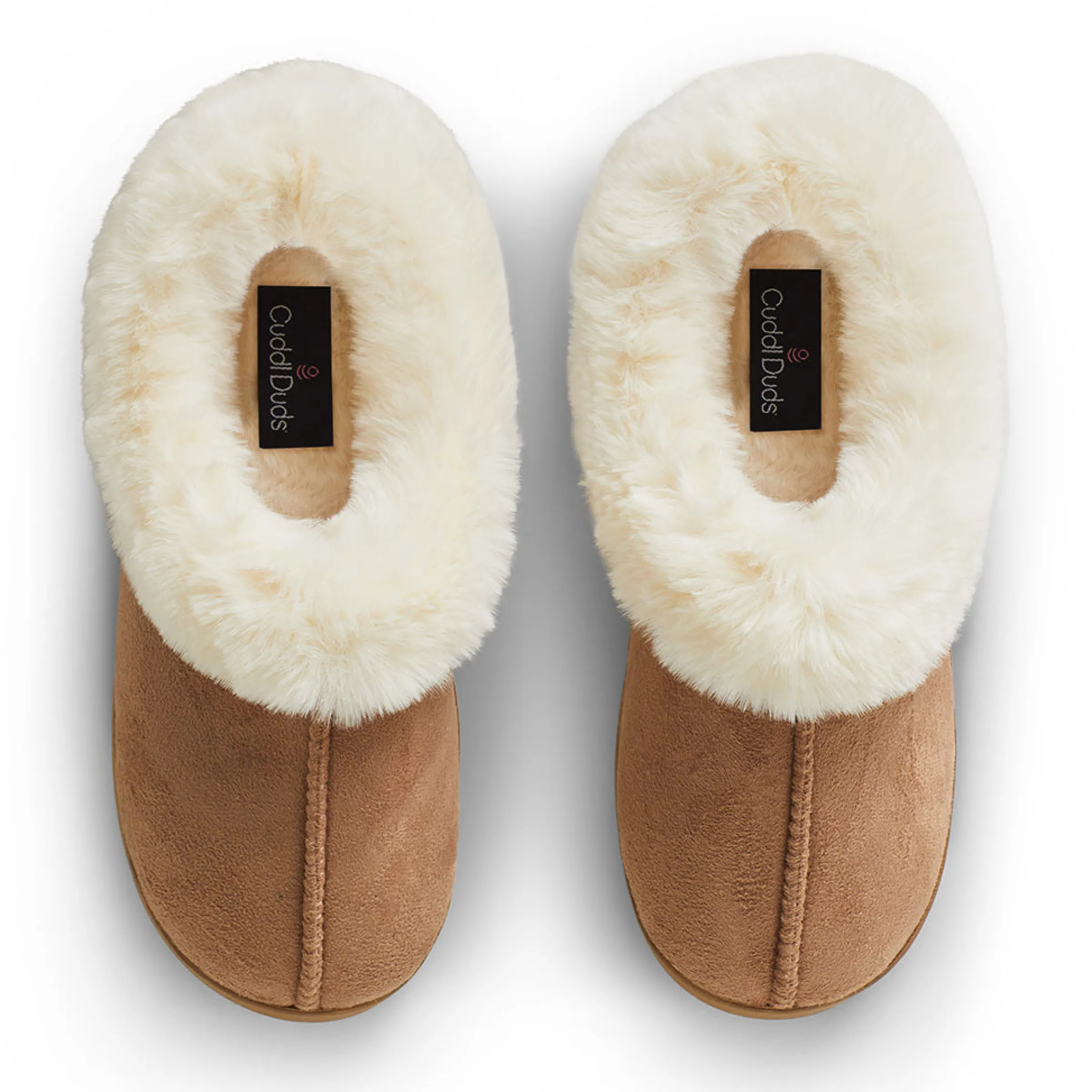 Discount Microsuede Clog Slipper with Sherpa Lining Women Slippers|Women's Accessories