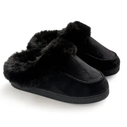 Sale Microsuede with Moccasin-Stitch Clog Slipper Women Slippers|Women's Accessories