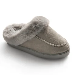 Sale Microsuede with Moccasin-Stitch Clog Slipper Women Slippers|Women's Accessories