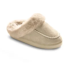 Sale Microsuede with Moccasin-Stitch Clog Slipper Women Slippers|Women's Accessories