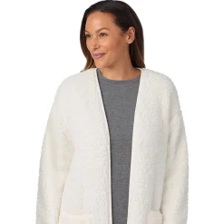 New Midi Sherpa Cardi Women Sleepwear|Long Sleeves