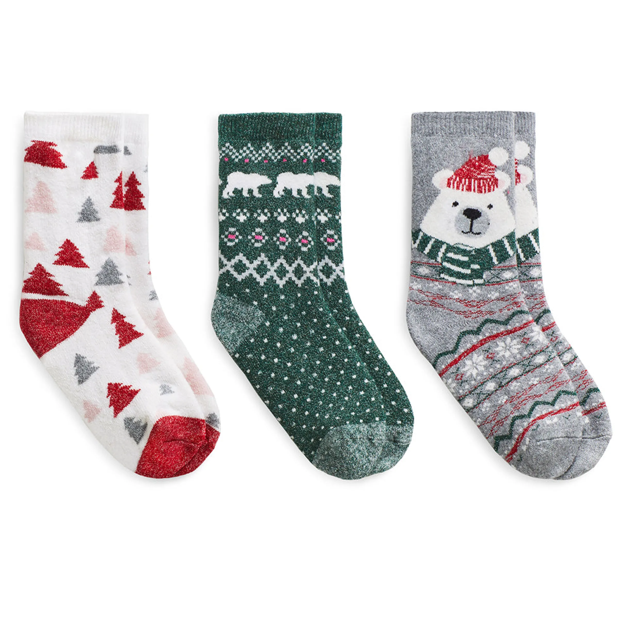 Clearance Brushed Lounge Sock 3 Pack Women Socks|Women's Accessories