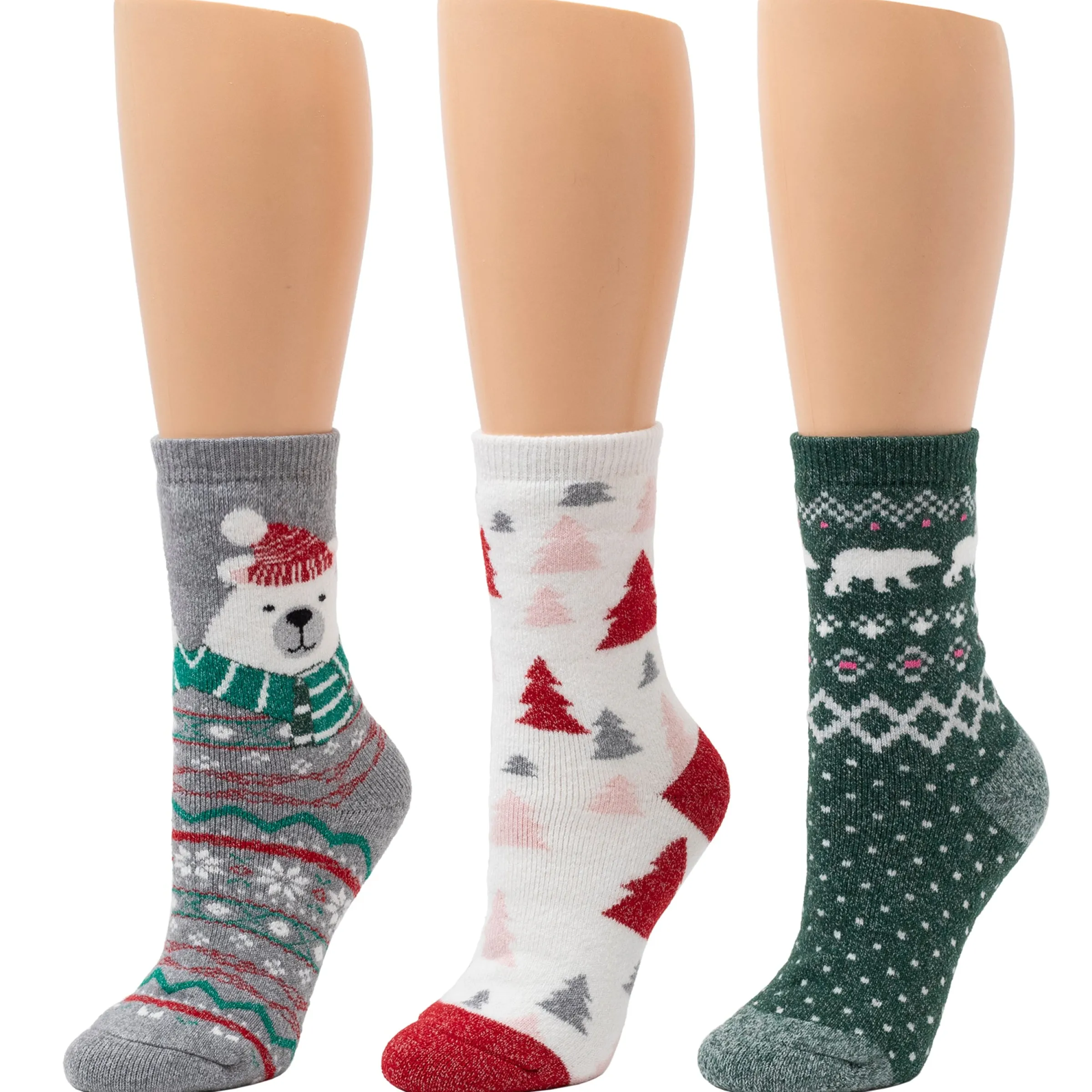 Clearance Brushed Lounge Sock 3 Pack Women Socks|Women's Accessories