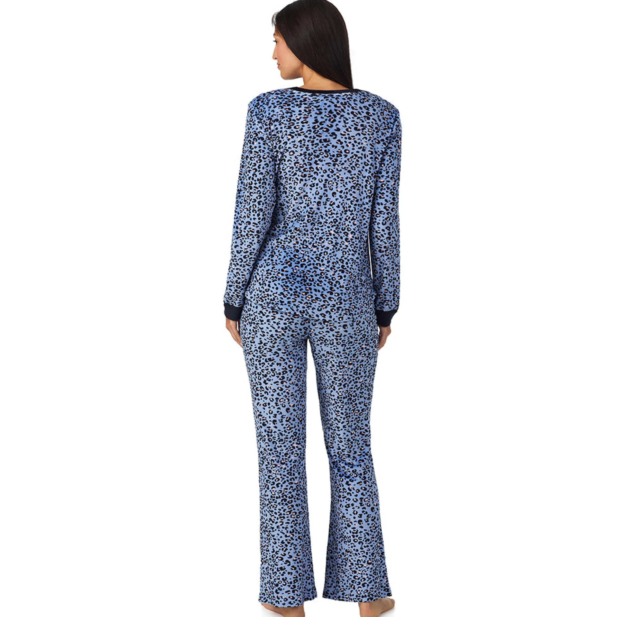 Discount Silky Velour Long Sleeve Pullover with Boot Cut Pant 2-Pc Pajama Set Women Sleepwear|Long Sleeves