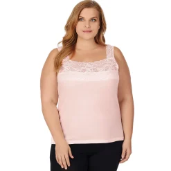 Discount SofTech Stretch Lace Detail Cami PLUS Women Plus Size|Camis + Tanks + Tees