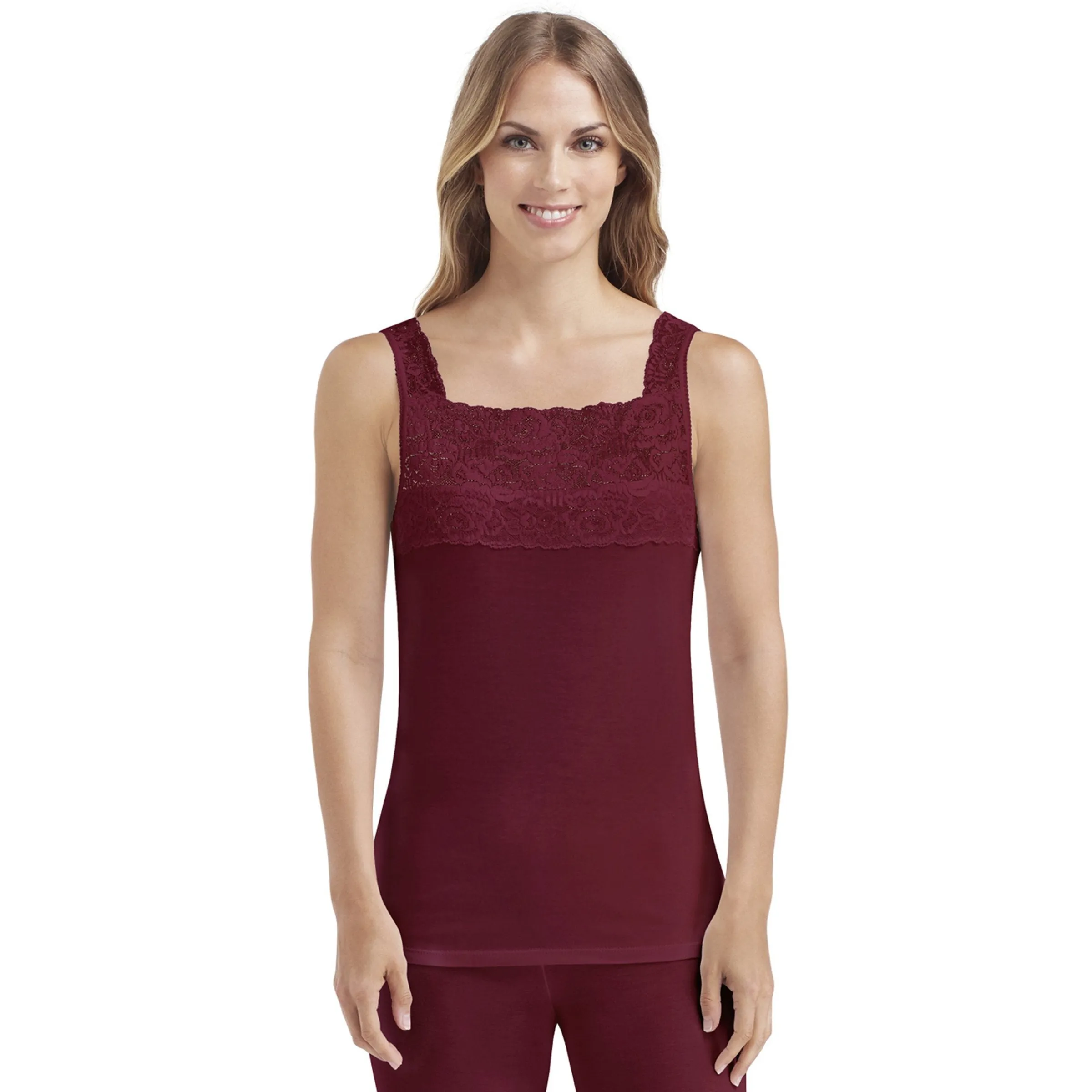 Sale SofTech Stretch Lace Detail Cami Women Camis + Tanks + Tees