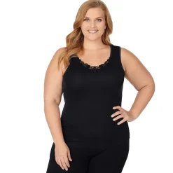 Best SofTech Venice Lace Detail Cami PLUS Women Plus Size|Camis + Tanks + Tees