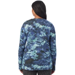 Clearance SoftKnit Long Sleeve Crew PLUS Women Long Sleeves|Plus Size
