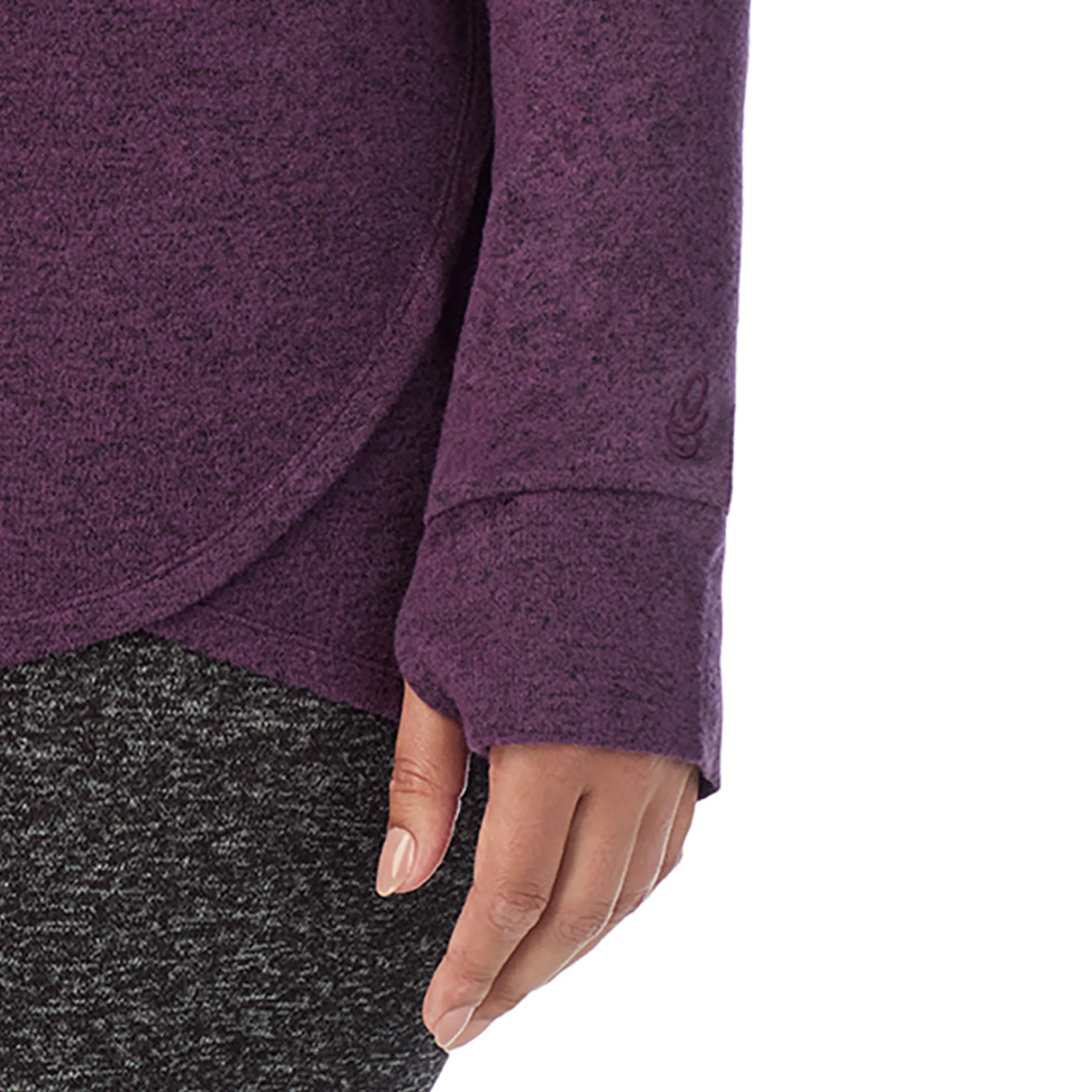 Clearance SoftKnit Long Sleeve Crew PLUS Women Long Sleeves|Plus Size