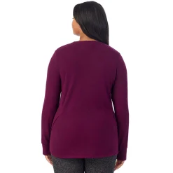 Clearance SoftKnit Long Sleeve Crew PLUS Women Long Sleeves|Plus Size