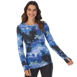 Discount SoftKnit Long Sleeve Crew Women Long Sleeves