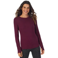 Discount SoftKnit Long Sleeve Crew Women Long Sleeves