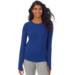 Discount SoftKnit Long Sleeve Crew Women Long Sleeves