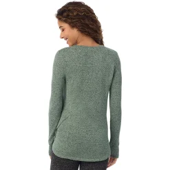 Discount SoftKnit Long Sleeve Crew Women Long Sleeves