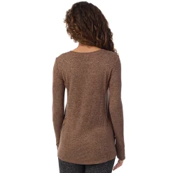 Discount SoftKnit Long Sleeve Crew Women Long Sleeves