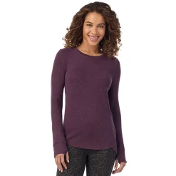 Discount SoftKnit Long Sleeve Crew Women Long Sleeves