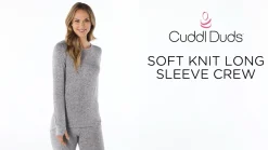 Discount SoftKnit Long Sleeve Crew Women Long Sleeves