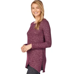 Best SoftKnit Long Sleeve Crossover Tunic Women Long Sleeves