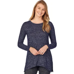 Best SoftKnit Long Sleeve Crossover Tunic Women Long Sleeves