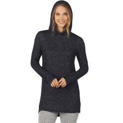 New SoftKnit Long Sleeve Tunic Hoodie Women Wraps + Hoodies|Long Sleeves