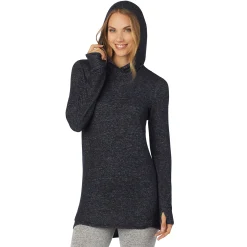 New SoftKnit Long Sleeve Tunic Hoodie Women Wraps + Hoodies|Long Sleeves