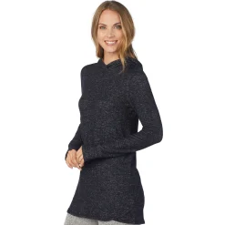 New SoftKnit Long Sleeve Tunic Hoodie Women Wraps + Hoodies|Long Sleeves