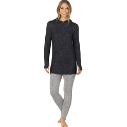 New SoftKnit Long Sleeve Tunic Hoodie Women Wraps + Hoodies|Long Sleeves