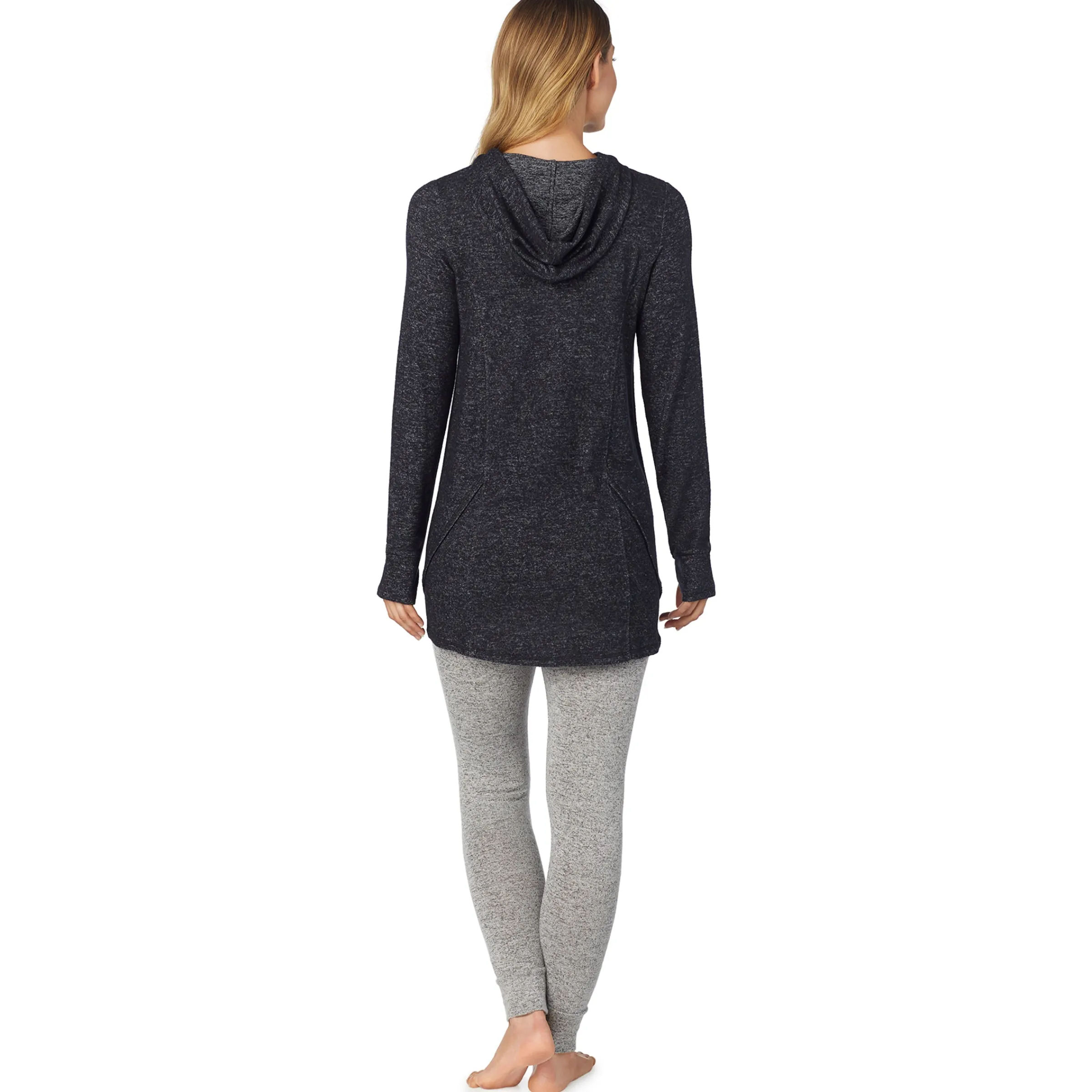 New SoftKnit Long Sleeve Tunic Hoodie Women Wraps + Hoodies|Long Sleeves