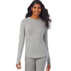 New SoftKnit Long Sleeve Tunic Hoodie Women Wraps + Hoodies|Long Sleeves