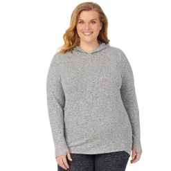 Discount SoftKnit Long Sleeve Tunic Hoodie PLUS Women Plus Size|Wraps + Hoodies