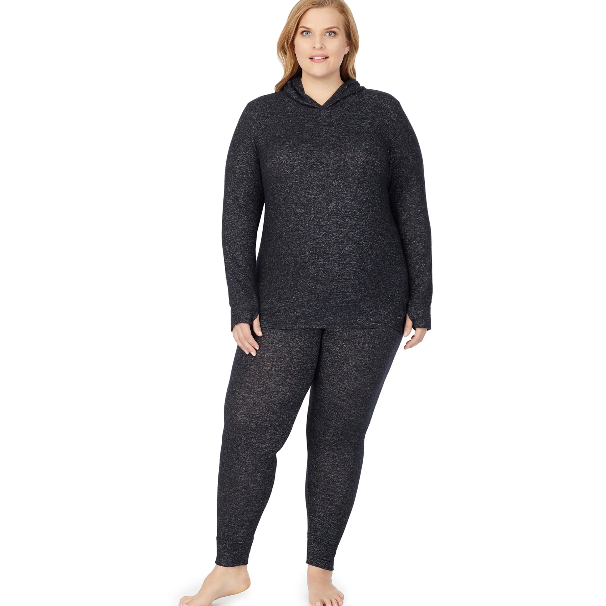 Discount SoftKnit Long Sleeve Tunic Hoodie PLUS Women Plus Size|Wraps + Hoodies