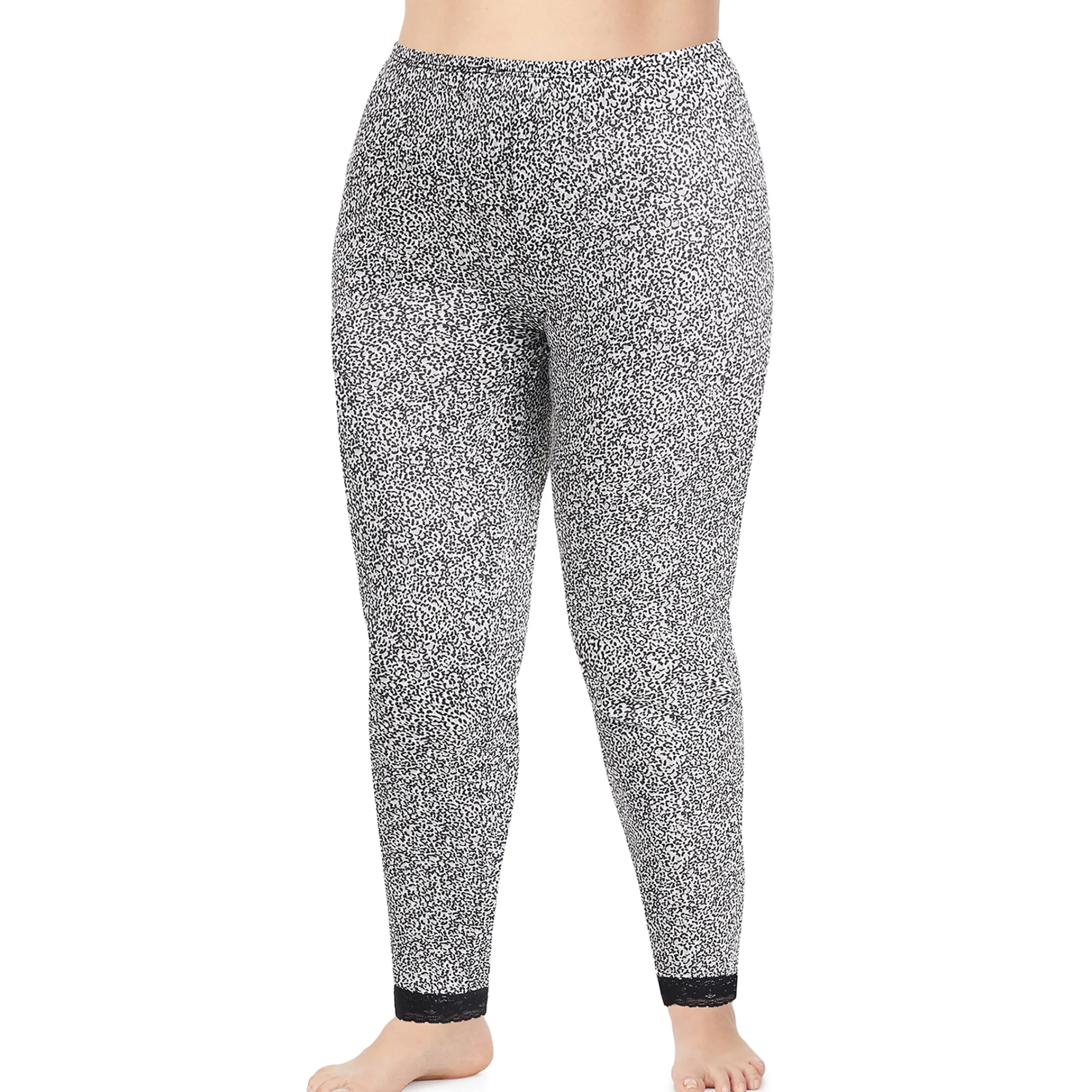 Sale Softwear Lace Edge Legging PLUS Women Plus Size|Bottoms