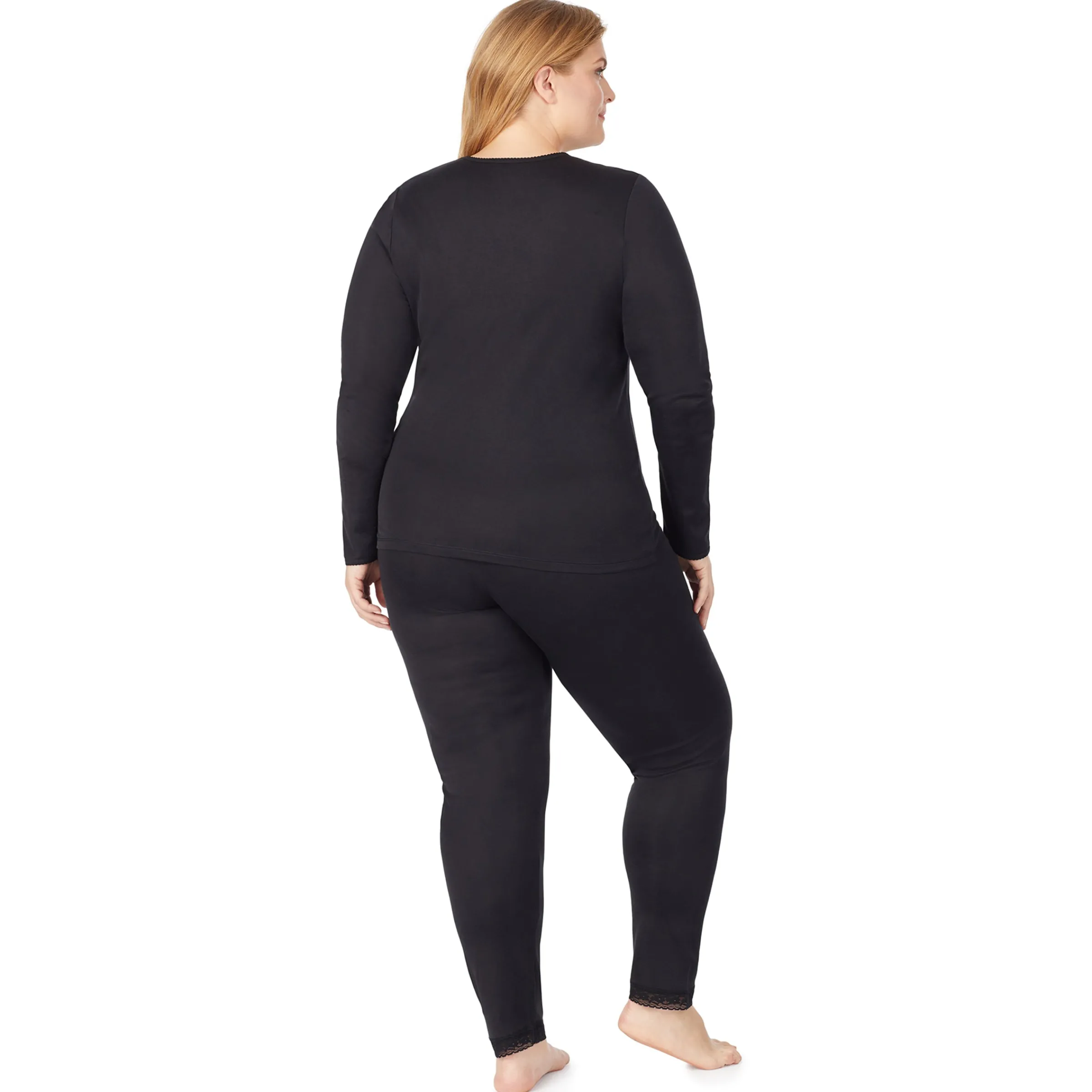 Sale Softwear Lace Edge Legging PLUS Women Plus Size|Bottoms
